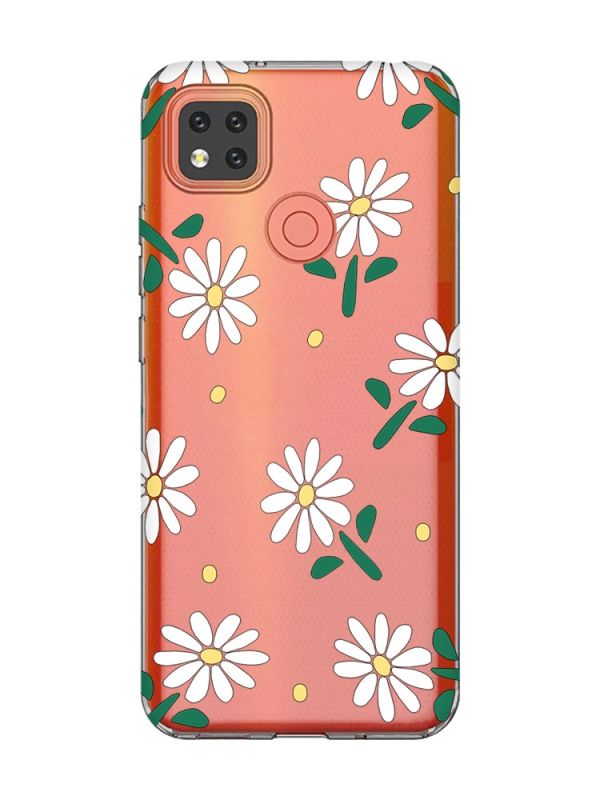Прозорий чохол для Xiaomi Redmi 9C/10A :: Ромашки (принт 368)