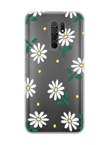 Прозорий чохол на Xiaomi Redmi 9 :: Ромашки (принт 368)