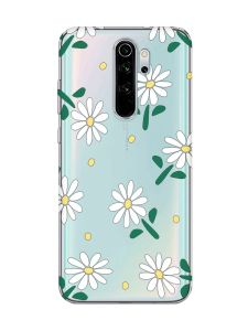 Прозорий чохол на Xiaomi Redmi Note 8 Pro :: Ромашки (принт 368)