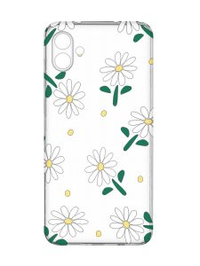 Прозорий чохол на Samsung Galaxy A04e/A042 :: Ромашки (принт 368)