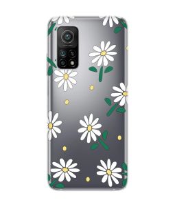 Прозорий чохол на Xiaomi Mi 10T/Mi 10T Pro :: Ромашки (принт 368)