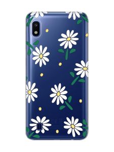 Прозорий чохол на Samsung Galaxy A10 (2019) A105 :: Ромашки (принт 368)