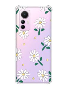 Чохол з потовщеними кутами на Xiaomi 12 Lite :: Ромашки (принт 368)