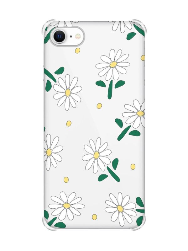 Чохол з потовщеними кутами на iPhone 7/ 7s/ 8/ 8s :: Ромашки (принт 368)