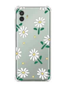 Чохол з потовщеними кутами на Samsung Galaxy M13 5G :: Ромашки (принт 368)