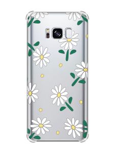Чохол з потовщеними кутами на Samsung Galaxy S8 :: Ромашки (принт 368)