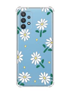 Чохол з потовщеними кутами на Samsung Galaxy A32 :: Ромашки (принт 368)