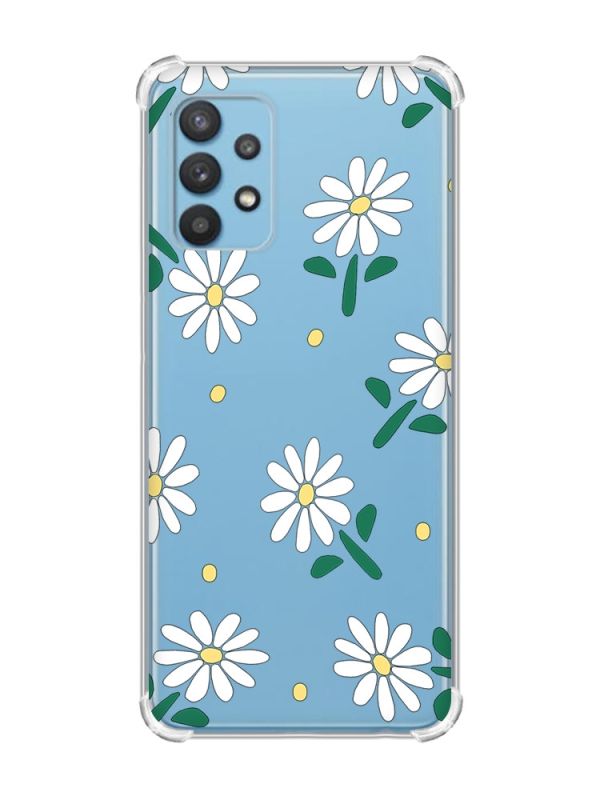 Чохол з потовщеними кутами на Samsung Galaxy A32 :: Ромашки (принт 368)