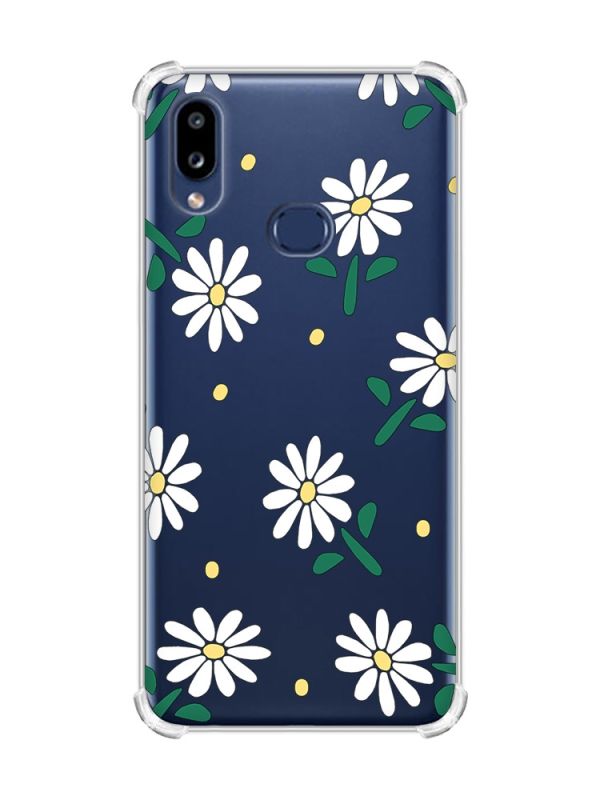 Чохол з потовщеними кутами на Samsung Galaxy A10s (A107) :: Ромашки (принт 368)