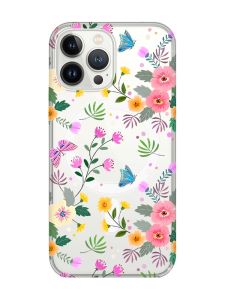 Магнітний чохол на iPhone 14 Pro Max із підтримкою MagSafe :: Квітковий фон (принт 369)