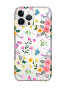 Магнітний чохол на iPhone 14 Pro із підтримкою MagSafe :: Квітковий фон (принт 369)