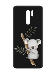 Матовий чорний чохол на Xiaomi Redmi 9 :: Коала (принт 132)