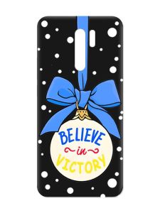 Матовий чорний чохол на Xiaomi Redmi 9 :: Ялинкова іграшка (принт 135)