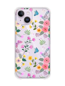 Чохол із потовщеними кутами на iPhone 14 :: Квітковий фон (принт 369)