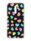 Матовий чорний чохол на Xiaomi Redmi 9 :: Різнокольорові сердечка (принт 335)