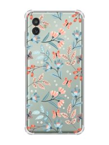 Чохол з потовщеними кутами на Samsung Galaxy M13 5G :: Квітковий фон (принт 370)