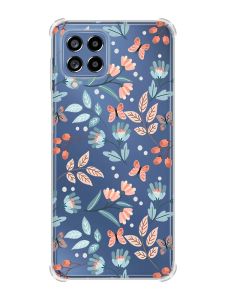 Чохол з потовщеними кутами на Samsung Galaxy M53 (M536) 5G :: Квітковий фон (принт 370)