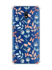 Чохол з потовщеними кутами на Xiaomi Redmi 8A :: Квітковий фон (принт 370)