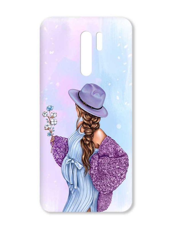 Матовий чохол з чорними боками на Xiaomi Redmi 9 :: В очікуванні хлопчика (принт 222)
