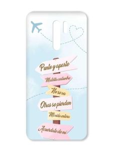 Матовий чохол з чорними боками на Xiaomi Redmi 9 :: Вказівники (принт 322)