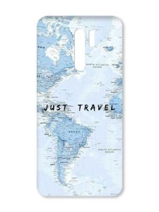 Матовий чохол з чорними боками на Xiaomi Redmi 9 :: Подорожі. Карта (принт 323)