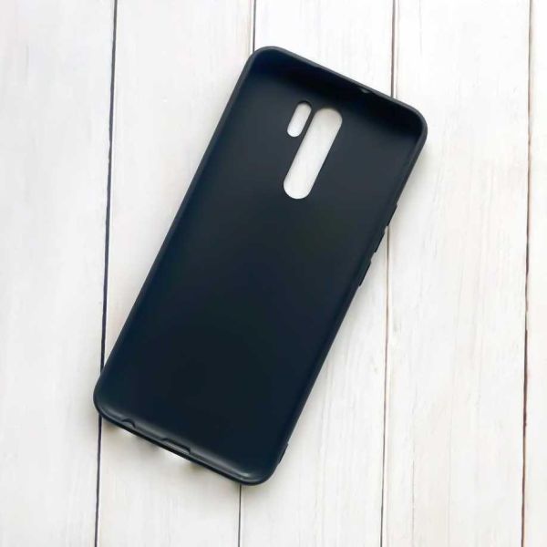 Матовий чохол з чорними боками на Xiaomi Redmi 9 :: Статуя Свободи (принт 331)