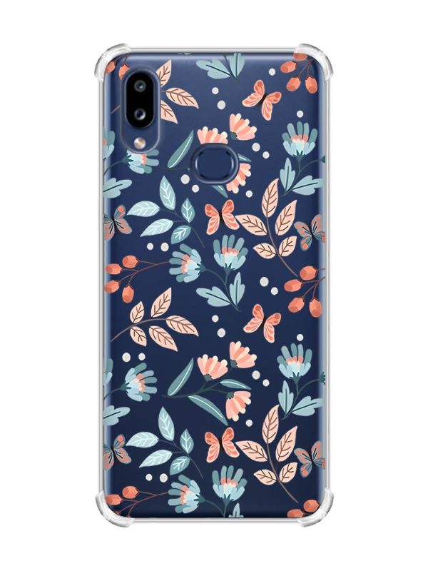 Чохол з потовщеними кутами на Samsung Galaxy A10s (A107) :: Квітковий фон (принт 370)
