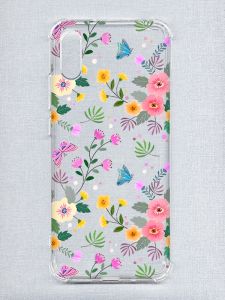 Чохол з потовщеними кутами на Xiaomi Redmi 9A :: Квітковий фон (принт 369)
