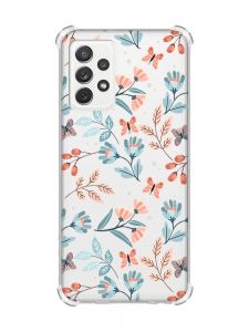 Чохол з потовщеними кутами на Samsung Galaxy A72 (A725) :: Квітковий фон (принт 370)