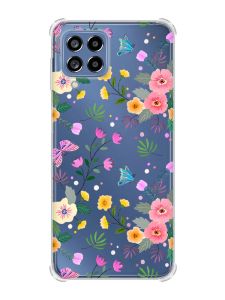 Чохол з потовщеними кутами на Samsung Galaxy M53 (M536) 5G :: Квітковий фон (принт 369)