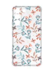 Чохол із потовщеними кутами на Samsung Galaxy S22 :: Квітковий фон (принт 370)