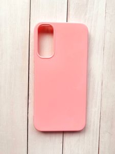 Матовий силіконовий чохол на Samsung A34 5G Рожевий