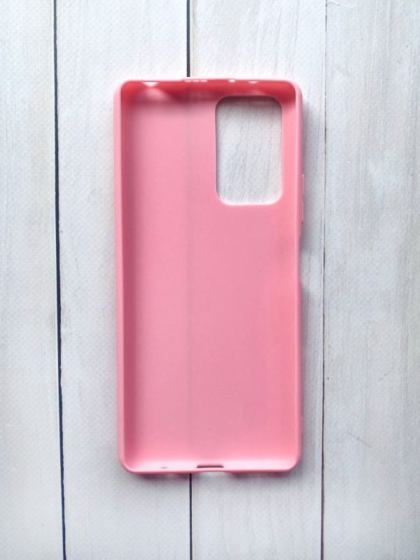 Матовий силіконовий чохол на Xiaomi Redmi Note 10 Pro/10 Pro Max Рожевий