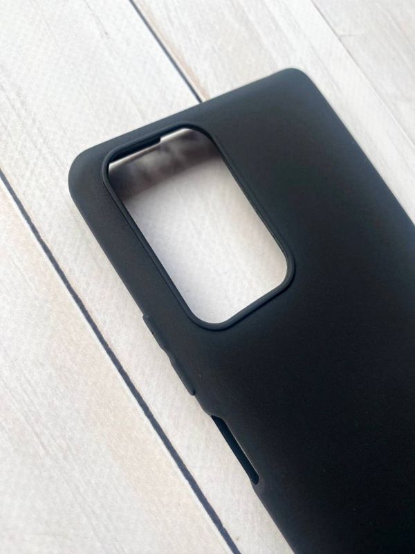 Матовий силіконовий чохол на Xiaomi Redmi Note 10 Pro/10 Pro Max Чорний