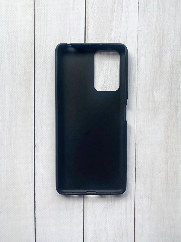 Матовий силіконовий чохол на Xiaomi Redmi Note 10 Pro/10 Pro Max Чорний