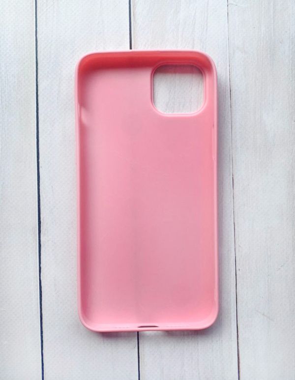Матовий силіконовий чохол на iPhone 15 Plus Рожевий