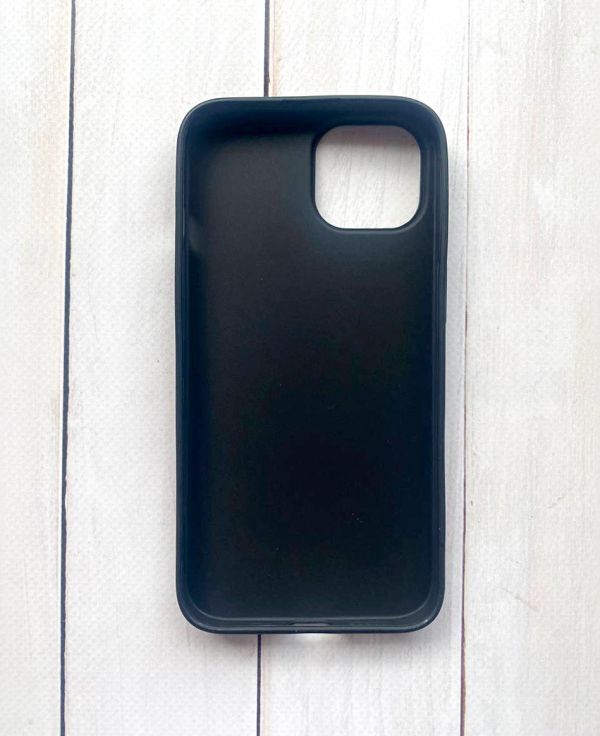 Матовий силіконовий чохол на iPhone 15 Plus Чорний