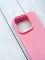 Матовий силіконовий чохол на iPhone 15 Pro Рожевий