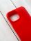 Матовий силіконовий чохол на iPhone 15 Червоний