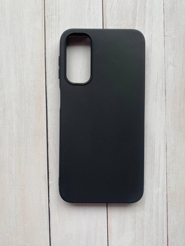 Силіконовий матовий чохол на Samsung Galaxy A24 Чорний