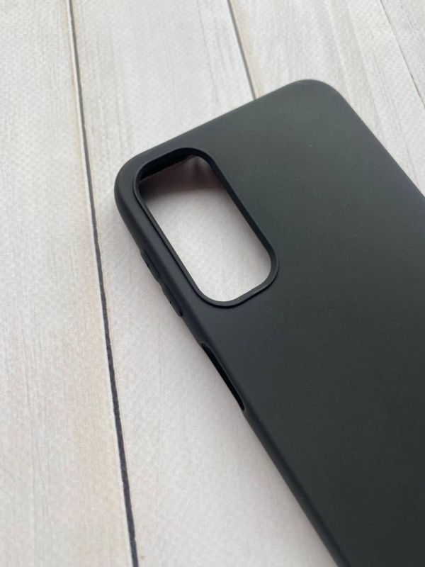 Силіконовий матовий чохол на Samsung Galaxy A24 Чорний