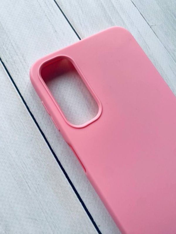 Силіконовий матовий чохол на Samsung Galaxy A24 Рожевий