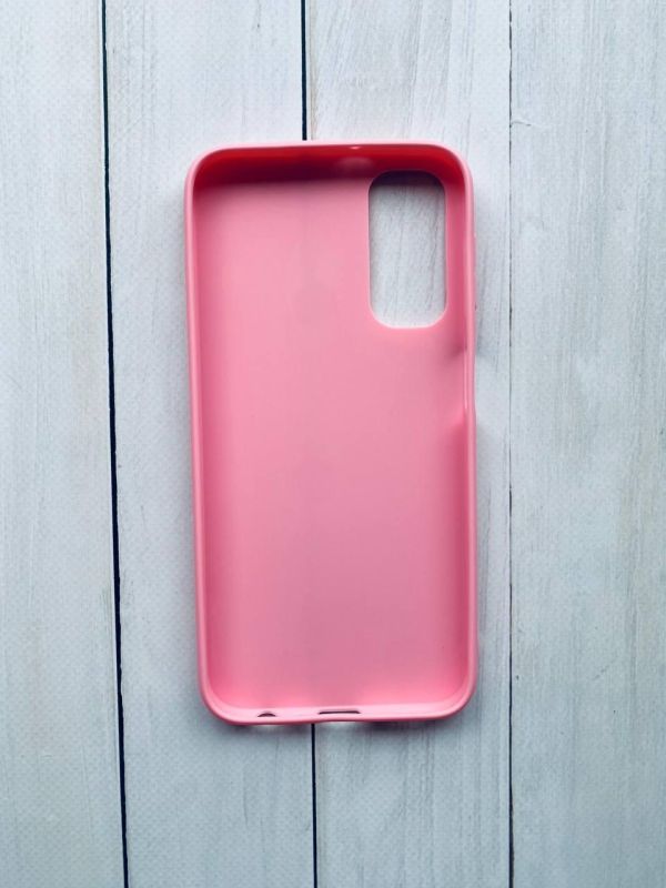 Силіконовий матовий чохол на Samsung Galaxy A24 Рожевий