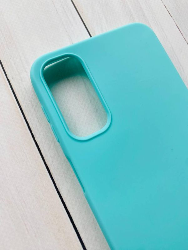 Силіконовий матовий чохол на Samsung Galaxy A24 Бірюзовий