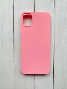 Силіконовий матовий чохол на Samsung Galaxy A05 (A055) Рожевий