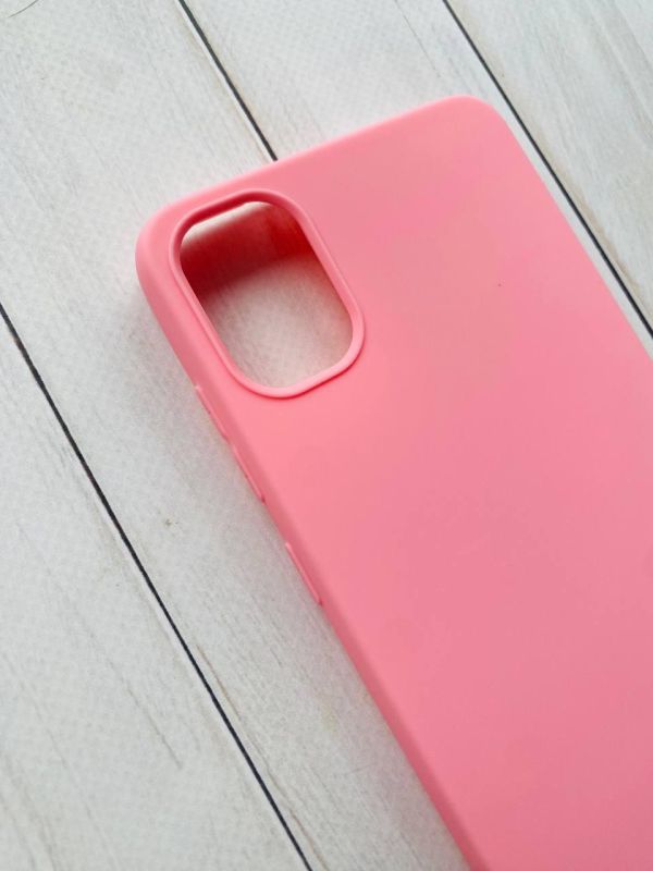 Силіконовий матовий чохол на Samsung Galaxy A05 (A055) Рожевий