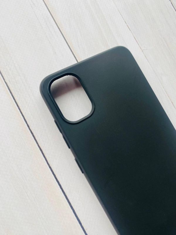 Силіконовий матовий чохол на Samsung Galaxy A05 (A055) Чорний