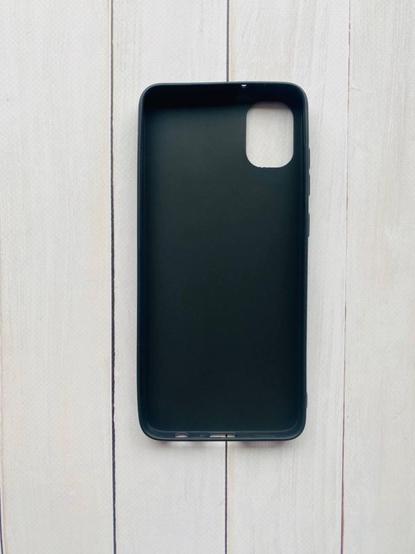 Силіконовий матовий чохол на Samsung Galaxy A05 (A055) Чорний