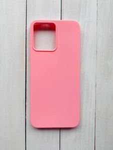 Силіконовий матовий чохол на Xiaomi Redmi 12 Рожевий
