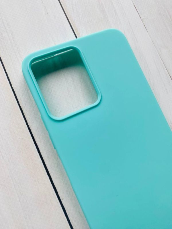 Силіконовий матовий чохол на Xiaomi Redmi 12 Бірюзовий
